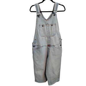 Y2K Marithé + François Girbaud Women's sz Medium Thrashed Denim Vintage Overalls